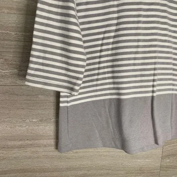 Women’s Croft & Borrow Striped 3/4 Sleeve Blouse - Picture 3 of 7